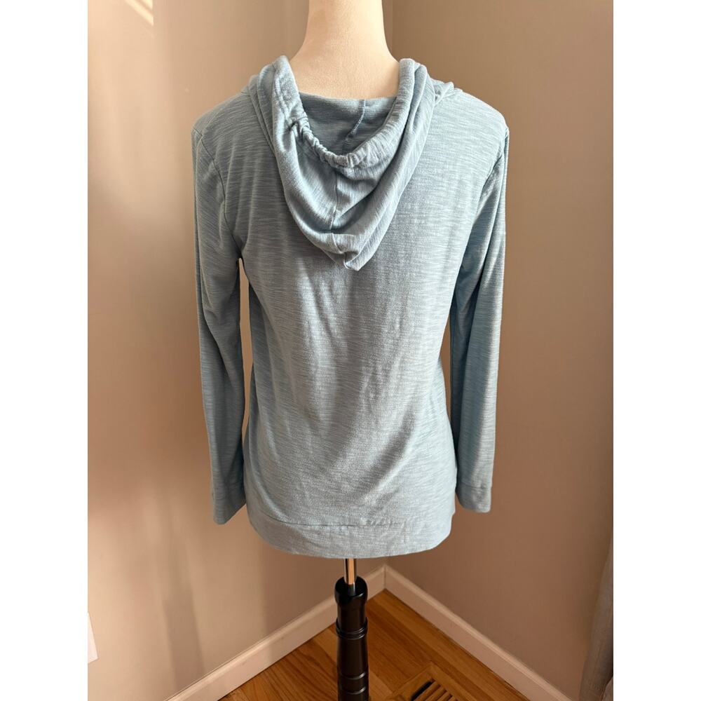 Free Fly Bamboo Blend Lightweight Hoodie – Seafoam Colorway - Size Small - Picture 2 of 8